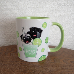 蘇打汽水馬克杯哈巴狗 第1張的照片