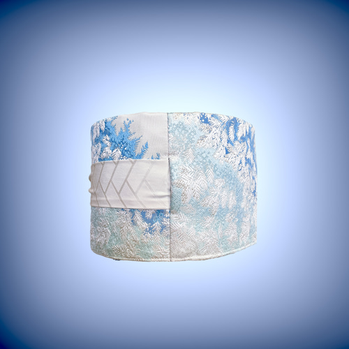 サッシュベルト ウエスト 65〜95cm 着物リメイク 帯 ブルー J70305 刺繍 サッシュベルト ウエスト 65〜95cm 高級帯 帯ベルト 帯