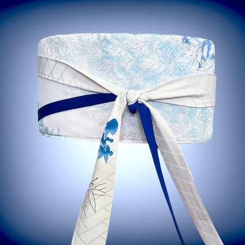 刺繍 サッシュベルト ウエスト 65〜95cm 高級帯 帯ベルト 帯