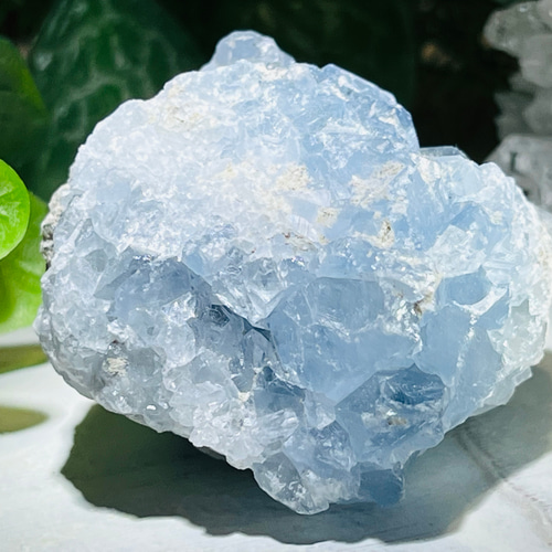 セレスタイト 原石 クラスター 天使の石 パワーストーン 天然石 天青石