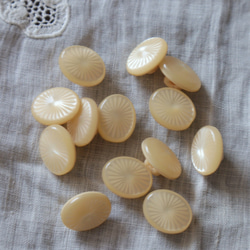 フランスアンティーク　花束を持つ少女のクロモス d066c02ec51a124334a874df0d5ed0