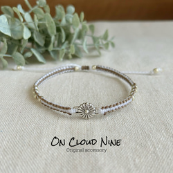 【ペア】刺繍糸で制作したオリジナルアンクレット♡選べるイニシャル インフィニティ ペア価格】お揃いで身につける刺繍糸で制作したペアアンクレット