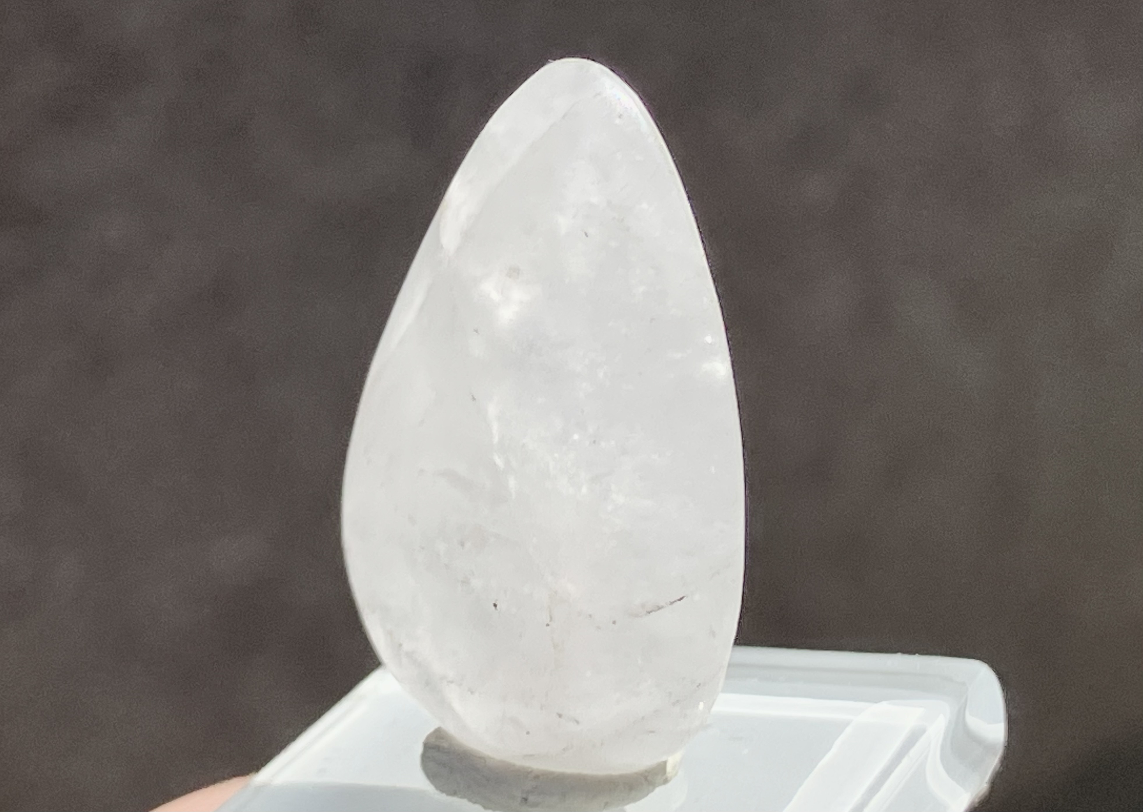 屋久島QUARTZ  磨き石　アシンメトリールース