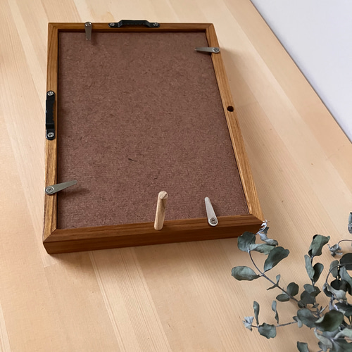 クマのぬいぐるみ アート フレーム付き 2Lサイズアートポスター ＋チークフレームセット ぬいぐるみのクマ