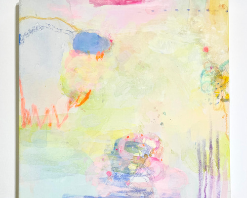✨ 抽象的な水彩+鉛筆画 フレーム付き 日常のつづきe」アート 抽象画 水彩画 絵画 MarieK 通販