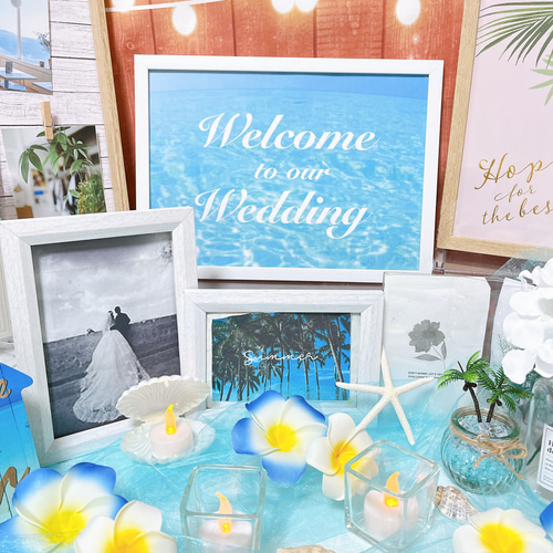 ウェルカムスペースセット 結婚式 まとめ売り ブライダル サマー