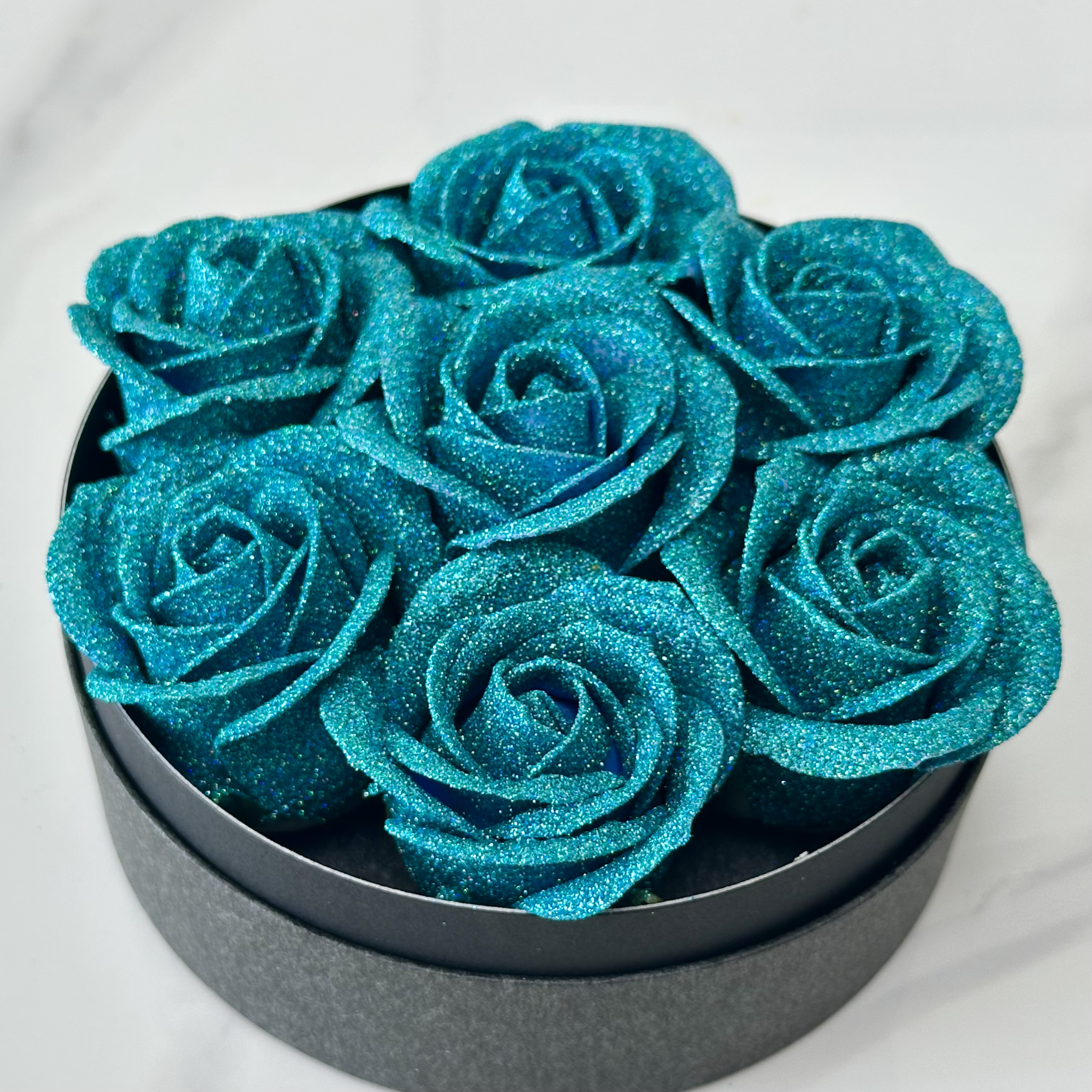 Box Rose / Turquoise Blue