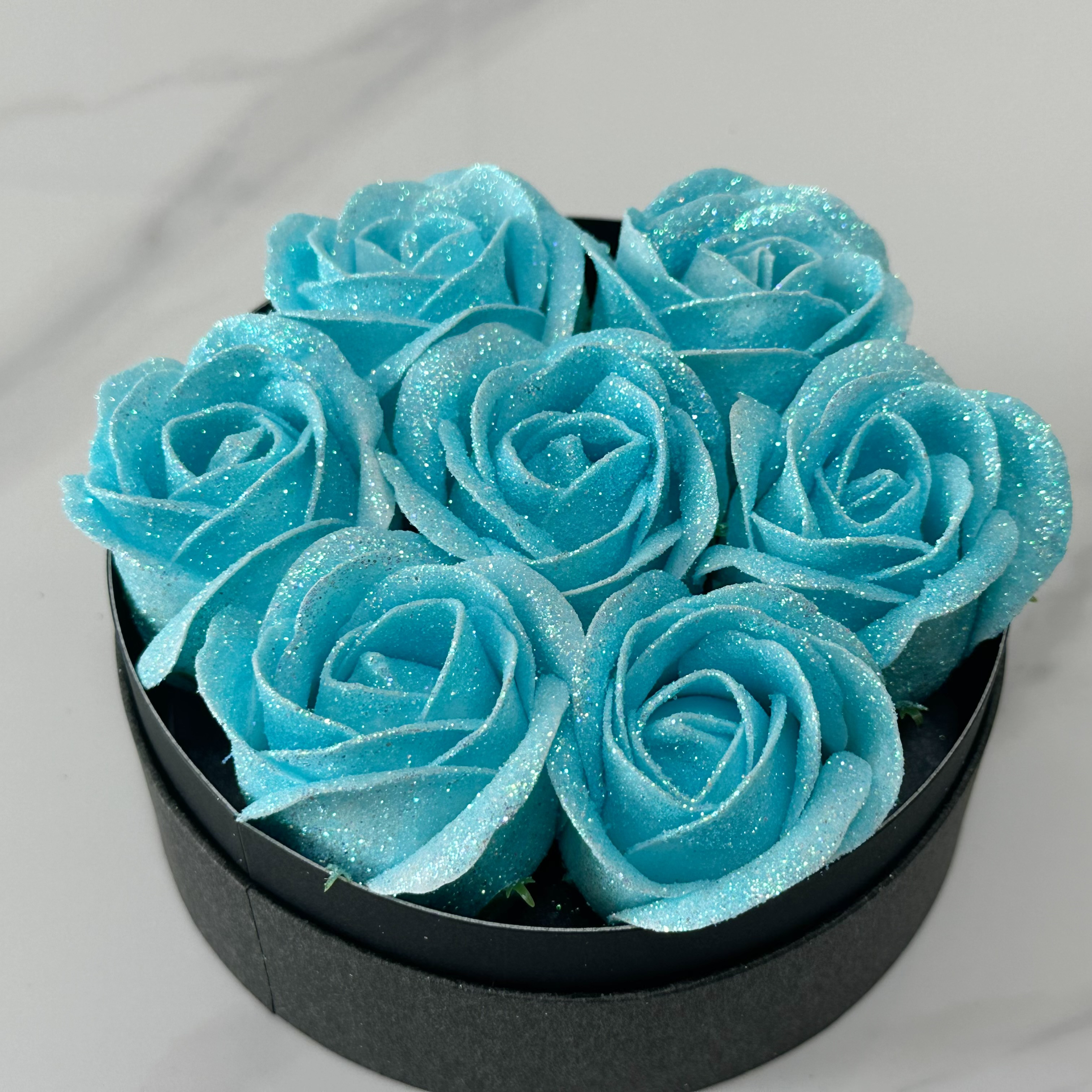 Box Rose / Pastel Blue