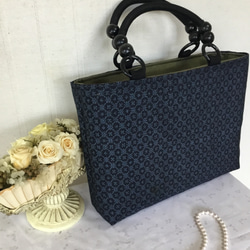 花ぷらら・ハンドメイド・リメイク・カバン・がま口バック・チェーンショルダー付き ハンドメイド・リメイク・帯・カバン・がま口バック・お出掛け