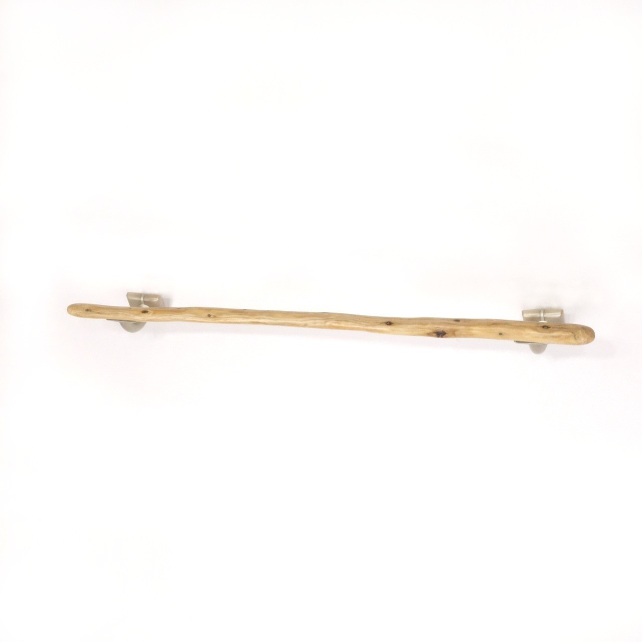 【温泉流木】木目が流れる細身流木のタオル掛け タオルラック 流木インテリア