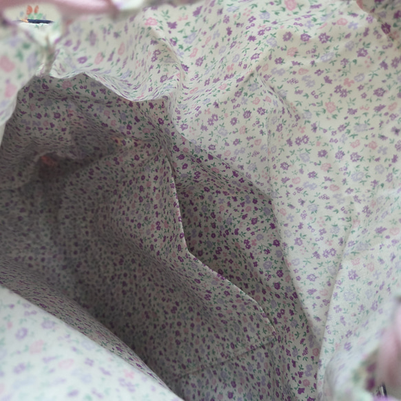 モルモット柄✨巾着トートバッグ 4枚目の画像