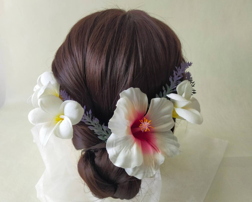 プルメリア　オーダーページ ヘアピン チャーム ハンドメイド　ハイビスカス プルメリア オーダーページ ヘアピン チャーム ハンドメイド