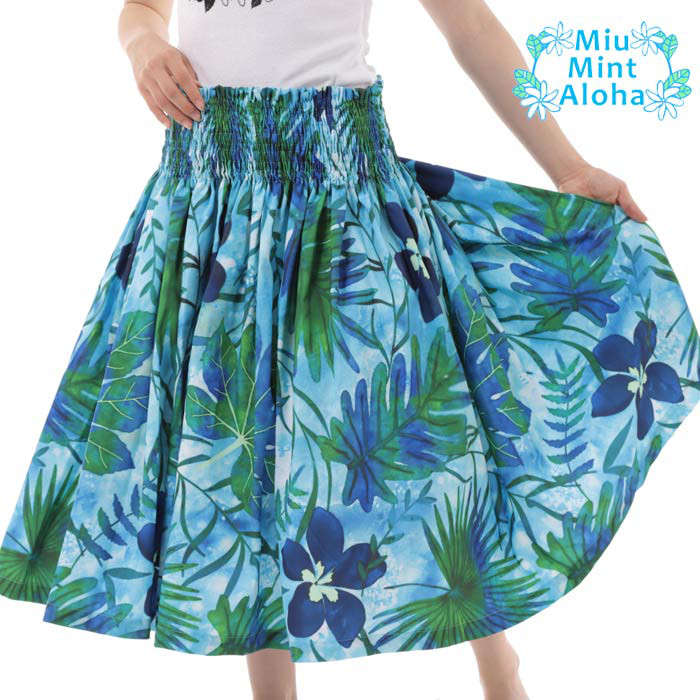 パウスカート 細見えパウスカート　フラダンス　太って見えないパウスカート　p00840　受注生産および即納