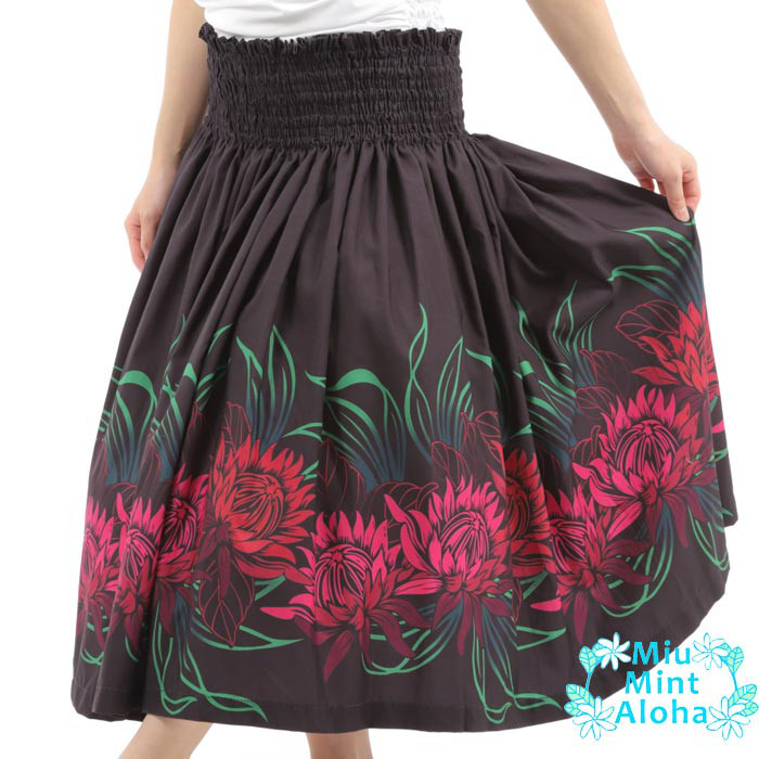 パウスカート 細見えパウスカート　フラダンス　太って見えないパウスカート　p00878　受注生産および即納