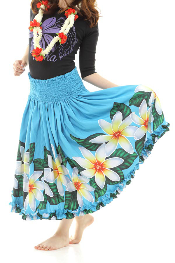 パウスカート 細見えパウスカート　フラダンス　太って見えないパウスカート　p00740　受注生産および即納