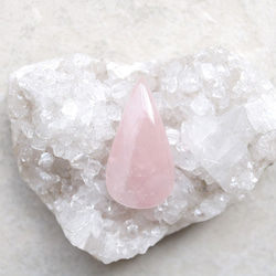 ローズクォーツ天然石マクラメネックレスmac426エスニックアジアンエキゾチックな金属アレルギーフリーアクセサリー 13枚目の画像