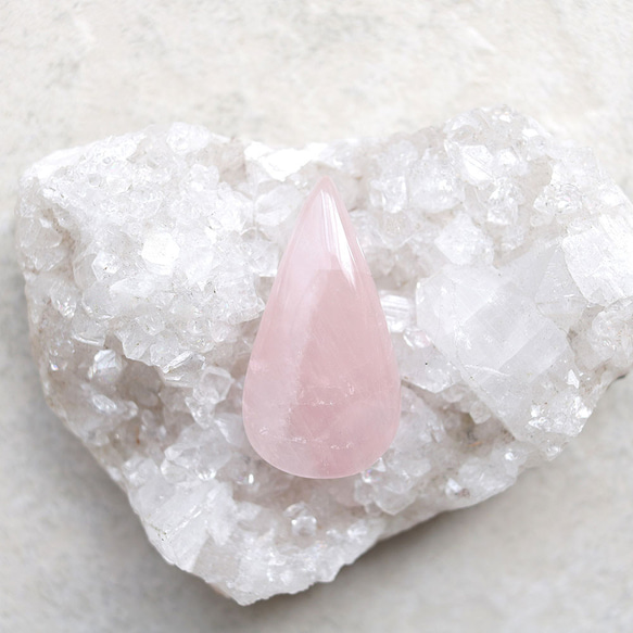 ローズクォーツ天然石マクラメネックレスmac426エスニックアジアンエキゾチックな金属アレルギーフリーアクセサリー 13枚目の画像