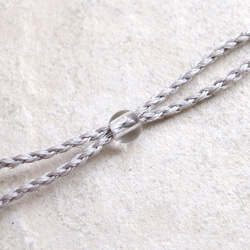 ローズクォーツ天然石マクラメネックレスmac426エスニックアジアンエキゾチックな金属アレルギーフリーアクセサリー 7枚目の画像