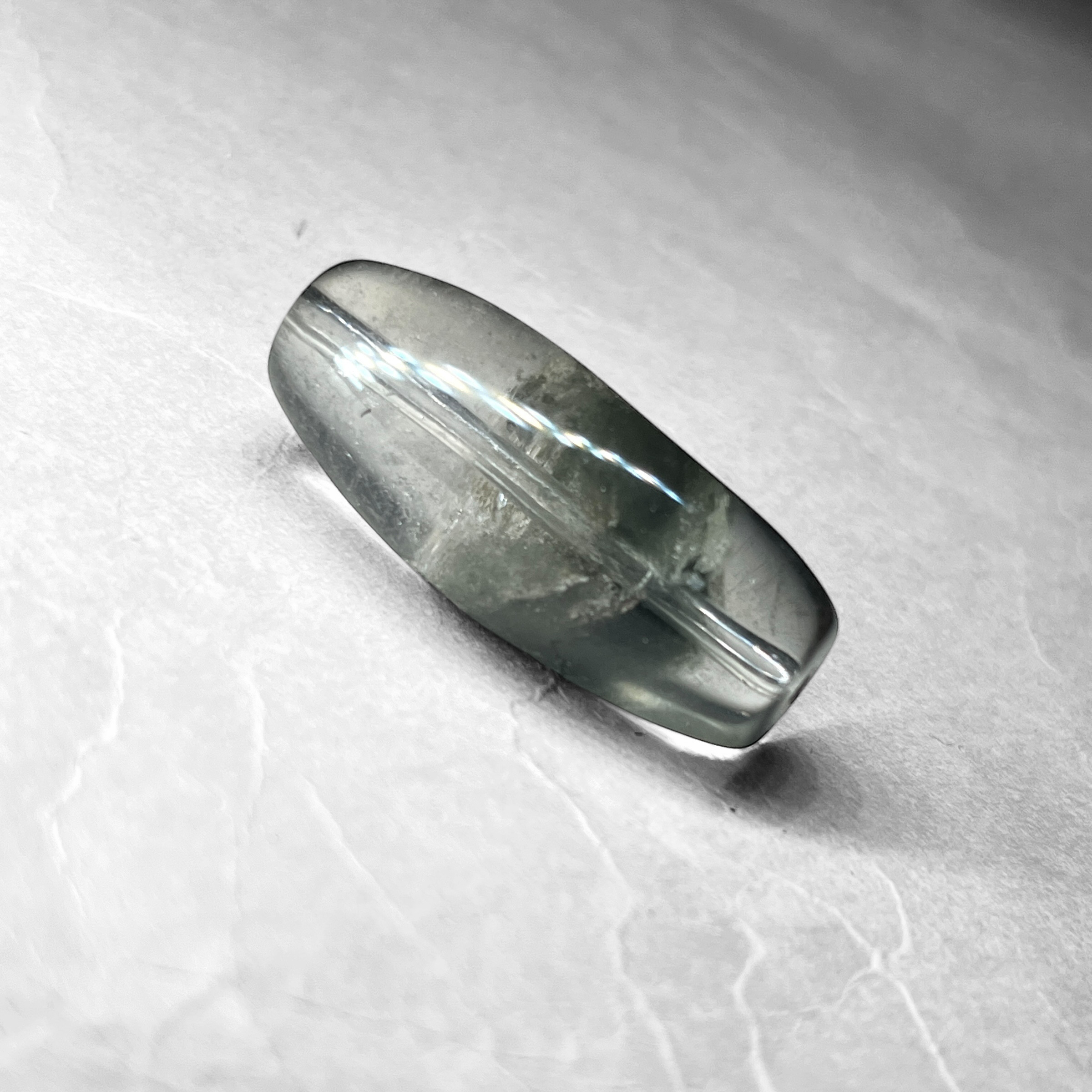 garden quartz：Dzi bead / ガーデンクォーツ：天珠