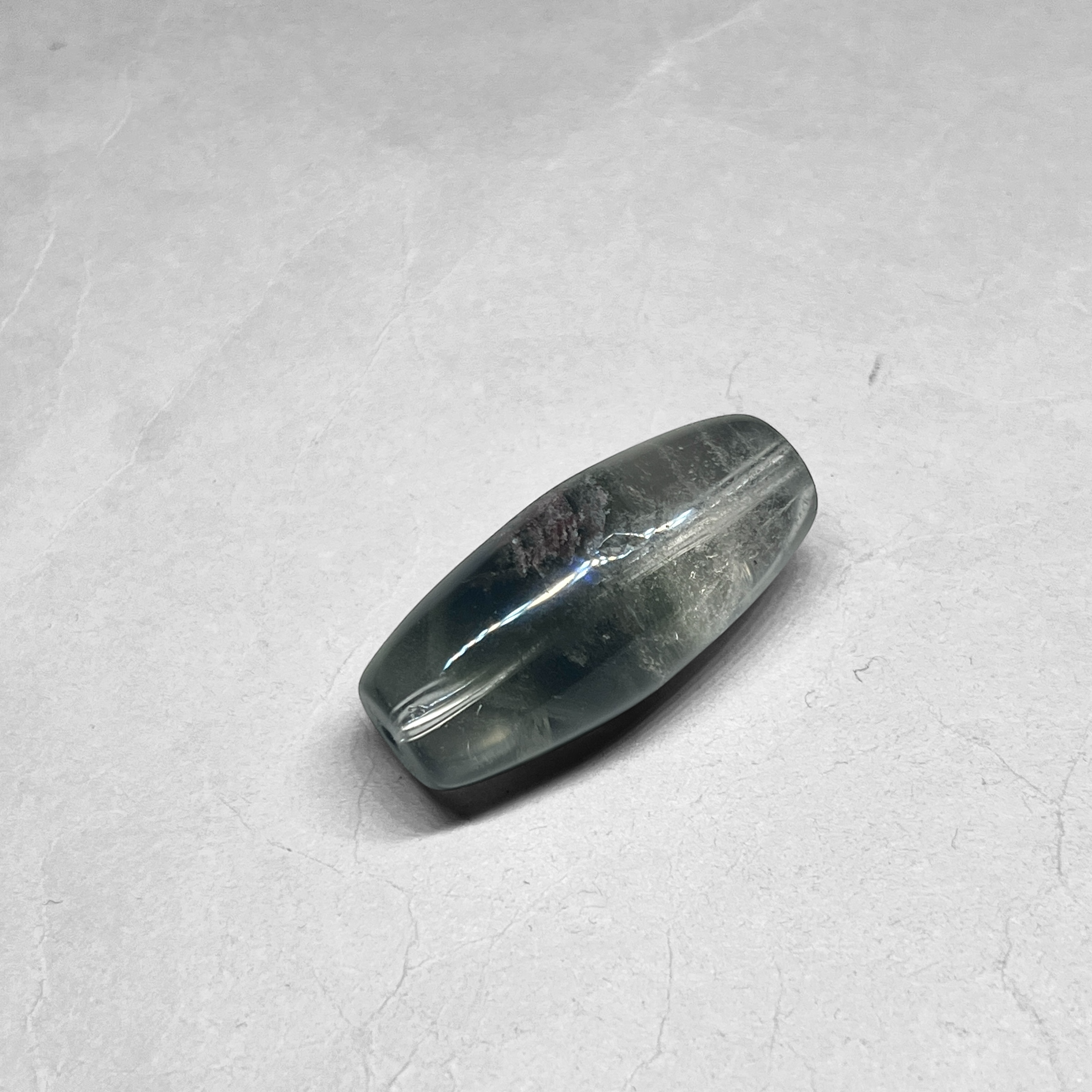 garden quartz：Dzi bead / ガーデンクォーツ：天珠