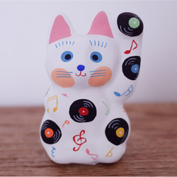 やる気まんまん顔(笑)のネコ置物！ 瑪瑙猫 素敵な逸品 その他