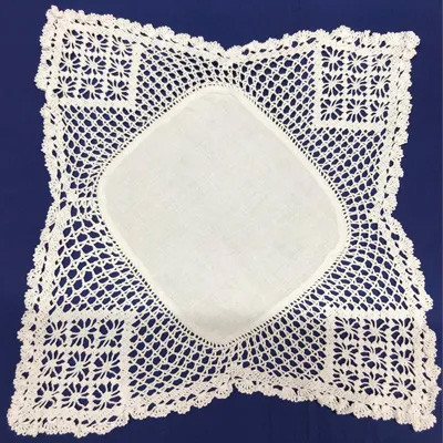 菱形手編みセンターピース（No.3077）