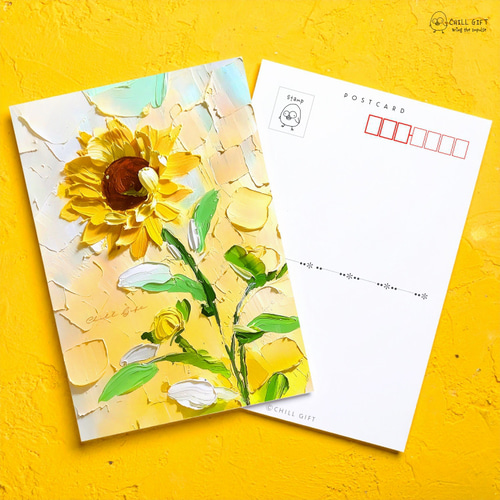 手描きイラスト【Moon Angel】オリジナル ポストカード4枚 少年