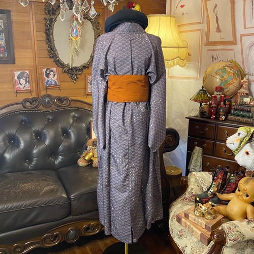 着物リメイクワンピース3608 着物リメイクワンピース3608 - ワンピースオンライン ショッピング 通販