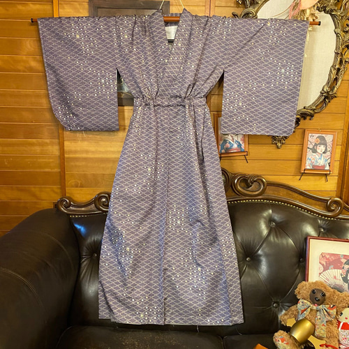 着物リメイク ワンピース／ドレス／洗える化繊 帯サッシュベルト KW