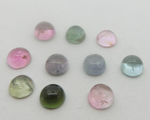 天然石　カボション　トルマリン 天然石リング トルマリンクォーツ×樹脂カボション（フリーサイズ