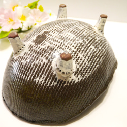 ＜creema限定＞脚付き深鉢　花水木（ハナミズキ） 11枚目の画像