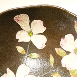 ＜creema限定＞脚付き深鉢　花水木（ハナミズキ） 9枚目の画像