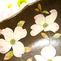 ＜creema限定＞脚付き深鉢　花水木（ハナミズキ） 4枚目の画像
