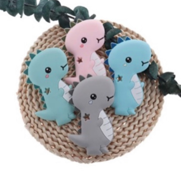 おしゃぶりホルダー 歯固めホルダー　出産祝い　名入れ 5枚目の画像