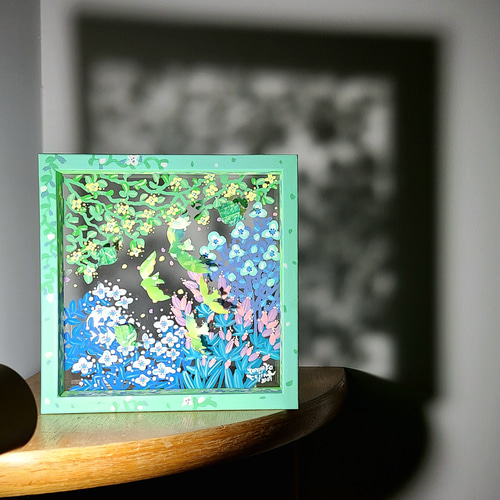 アート タペストリー トリッピーな絵画、UVウォールアート、ブラックライトアート、ネオン