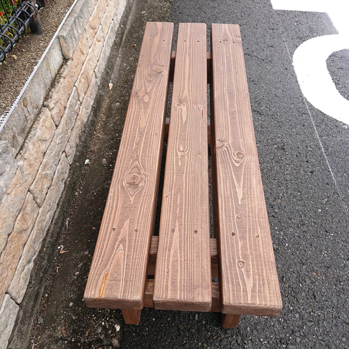 ベンチ アンティーク調 木製 90cmタイプ 丈夫 多目的 踏み台