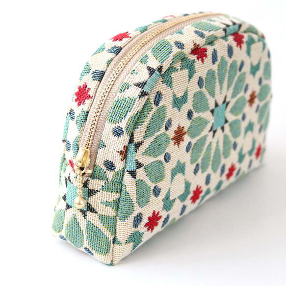 スペイン生地 ラウンドポーチA Chupinazo 7枚目の画像