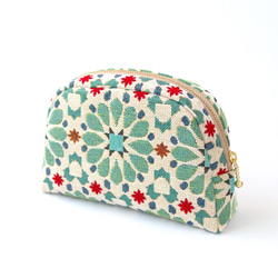 スペイン生地 ラウンドポーチA Chupinazo 6枚目の画像