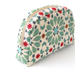 スペイン生地 ラウンドポーチA Chupinazo 8枚目の画像