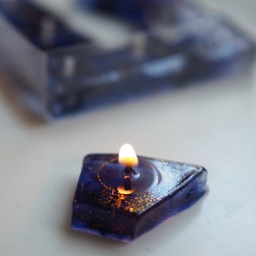 夜空の破片/アロマキャンドル キャンドル・キャンドルホルダー sora