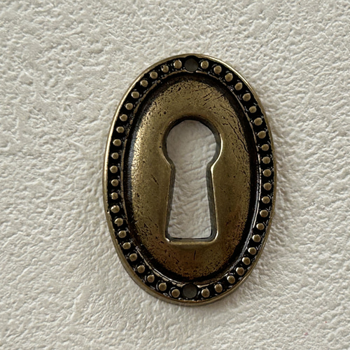 フランスアンティーク素材　オーナメント　クリスマス　サンキャッチャー　鍵穴 フランスアンティーク素材 オーナメント クリスマス サンキャッチャー