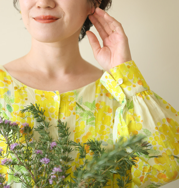 有機棉洋裝 MIMOZA 第5張的照片