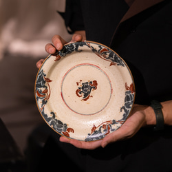 23.5センチ 金魚柄のガラス皿 大皿 見谷若葉 通販 16244354｜Creema