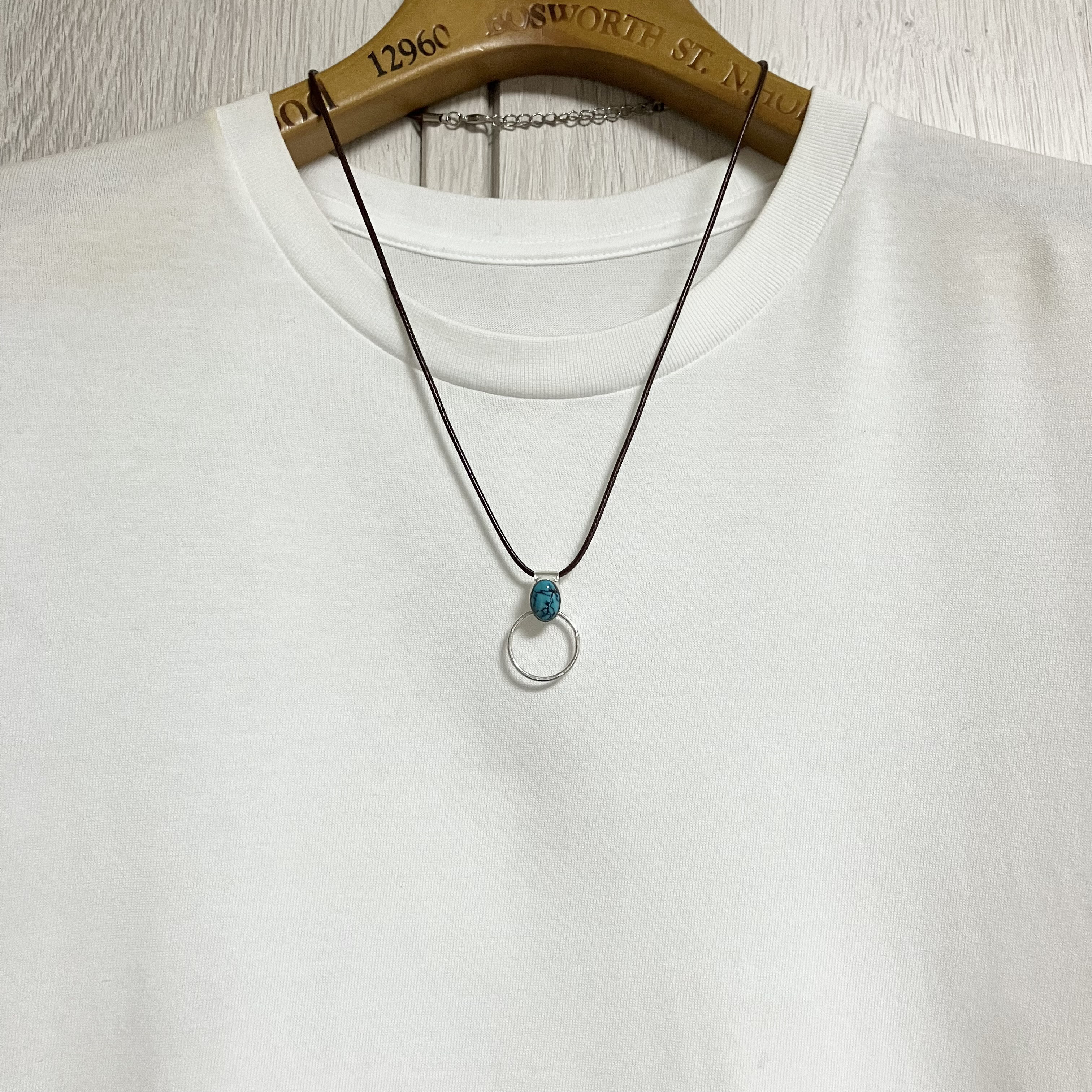 クラウドマウンテン　ターコイズ　サングラスホルダー　シルバー　ネックレス　ペンダント　#インディアンジュエリー　925