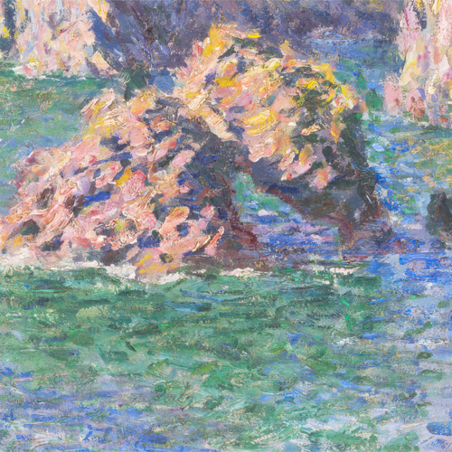 世界の名画　工芸印刷　クロード・モネ『風景』アートポスター　ジークレー Amazon.co.jp: 世界の名画 モネ モンソー公園 ジークレー技法