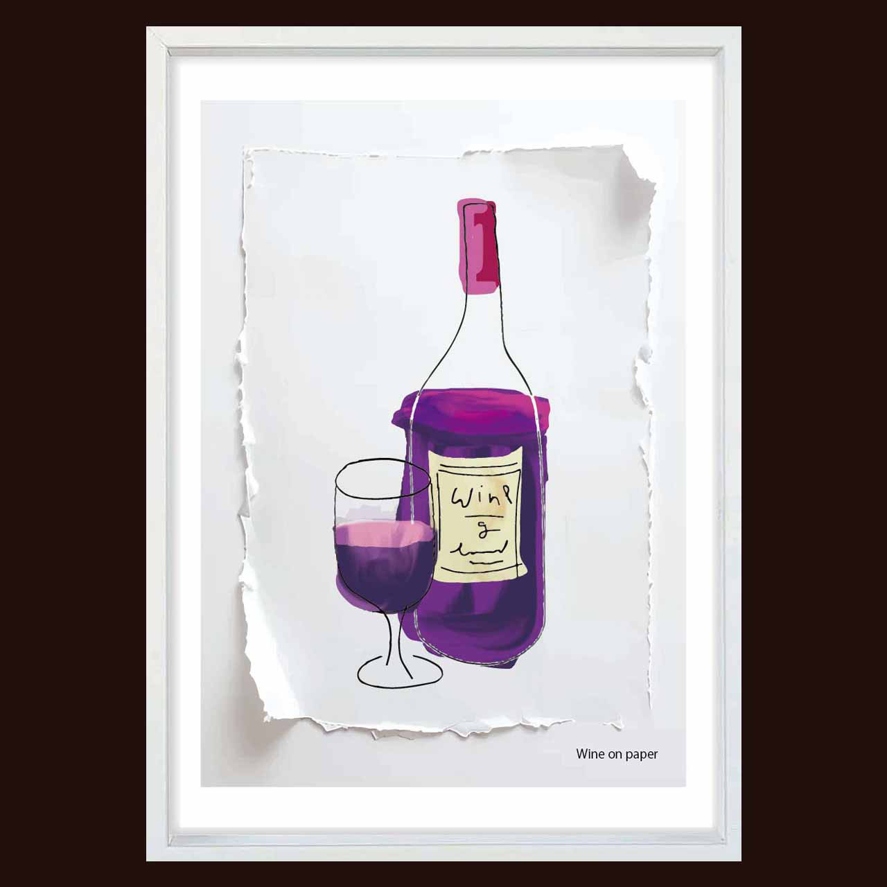 ペーパーワイン　送料無料　お気に入り9600突破　ポスター　アートポスター　アート/sei検索新着順　3673