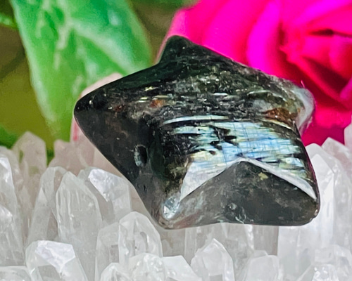 最強の守護石✿ ヌーマイト フェアリークィーン スター 穴開き パーツ