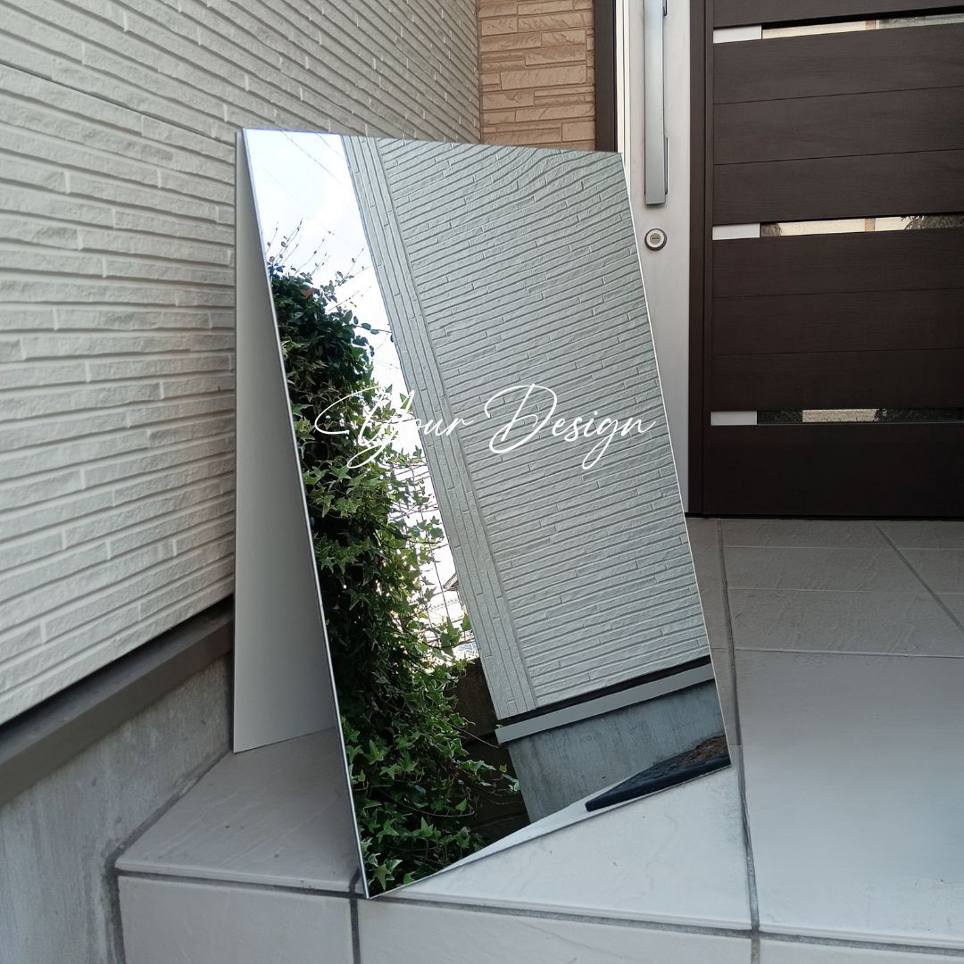 ■ミラー看板A型看板■フルオーダー■ショップ看板・メニュー表・店舗ロゴQRコード■アイアンスタンド看板