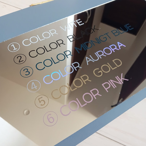 オリジナル店舗A型看板】鏡面ステンレス加工オーダーロゴ入れ可