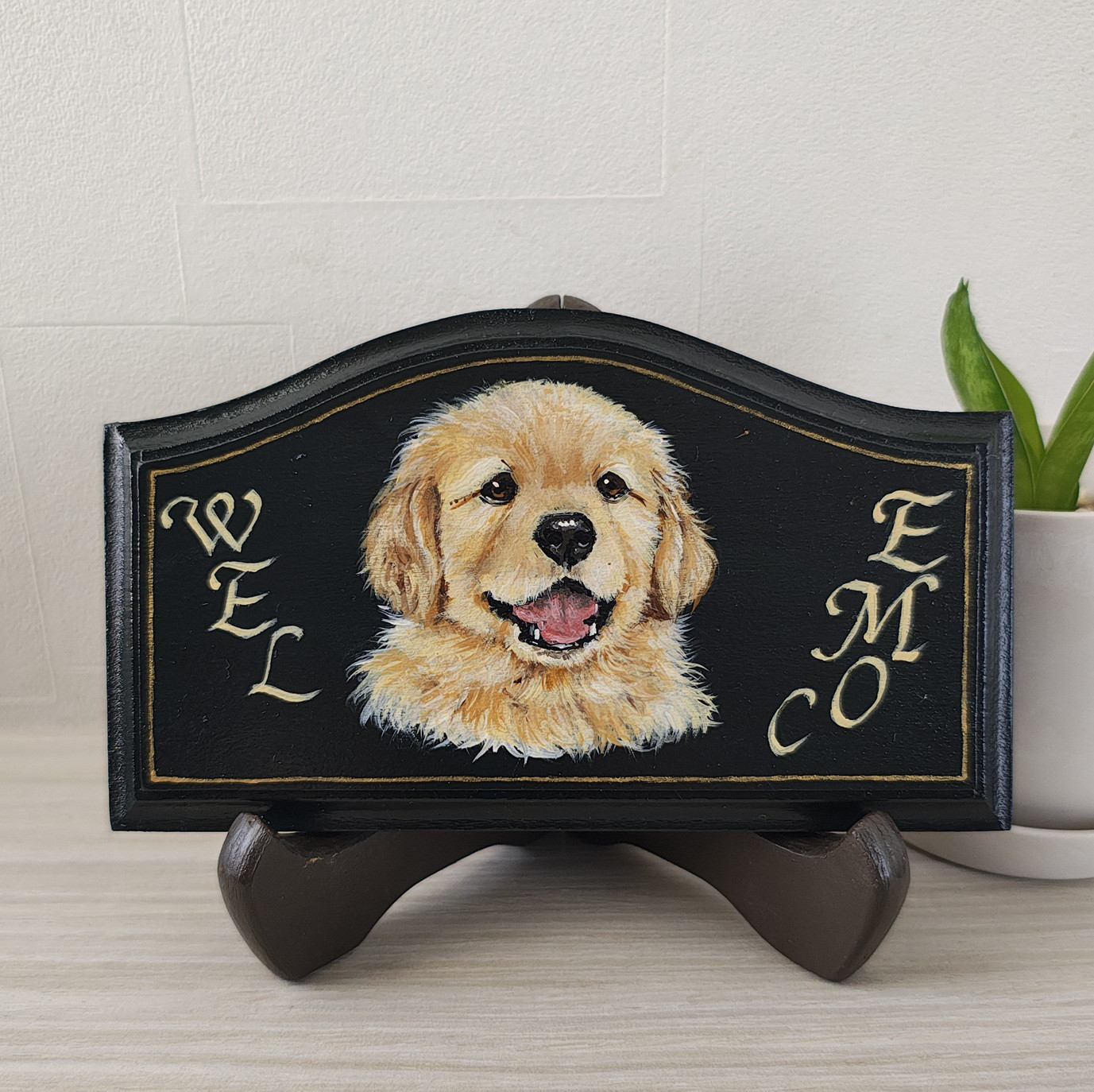 1950年代 ノリタケ プレート コリー犬 ハンドペイント サイン入り 27cm 1950年代 ノリタケ プレート コリー犬 ハンドペイント サイン